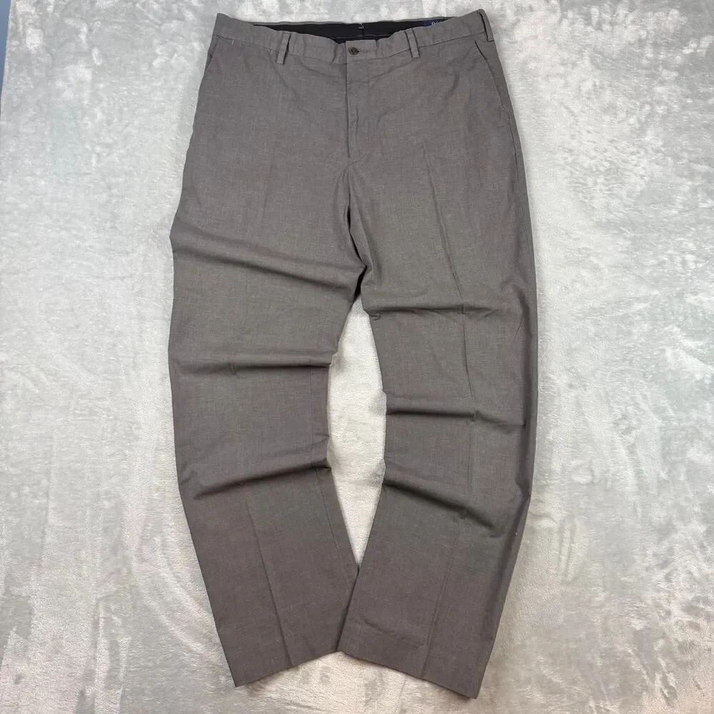Polo-ralph-lauren Men's Grey and Brown Trousers